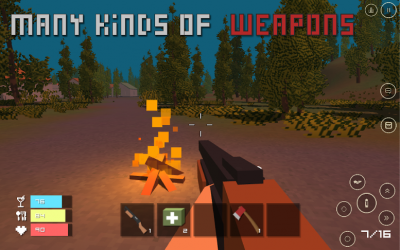 Pixel Z - Unturned Day HD [ВЗЛОМ] скриншот 4