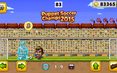 Puppet Soccer Champions 2015 скриншот 1