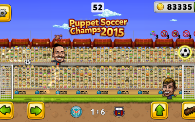 Puppet Soccer Champions 2015 скриншот 2