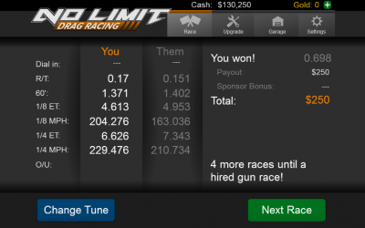 No Limit Drag Racing скриншот 8