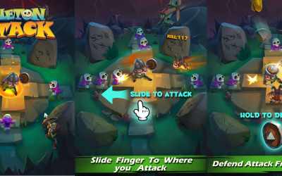 Скачать Skeleton Attack [ВЗЛОМ много денег]