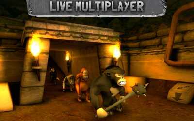 Battle Monkeys Multiplayer [ВЗЛОМ много денег и очков] v1.4.2 скриншот 2