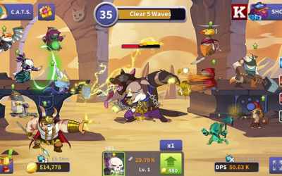 Tap Cats: Idle Warfare [ВЗЛОМ] скриншот 6