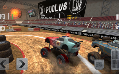 Monster Truck Race [ВЗЛОМ много денег] скриншот 1