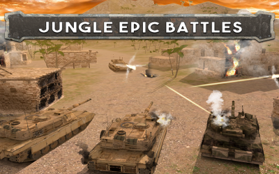 Tank Battle: Army Warfare 3D [ВЗЛОМ Много денег] скриншот 2