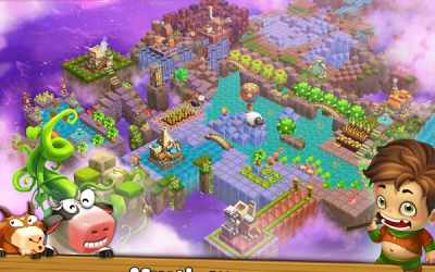 Скачать Cube Skyland: Farm Craft [ВЗЛОМ много денег]