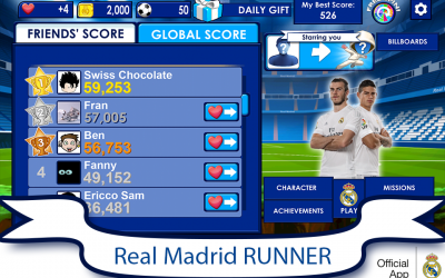 Скачать Real Madrid Runner