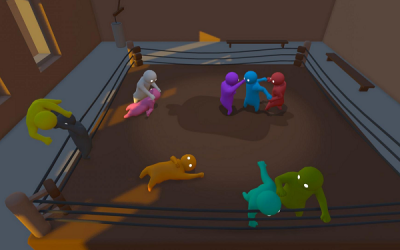 Gang Beasts Online Wrestling скриншот 2