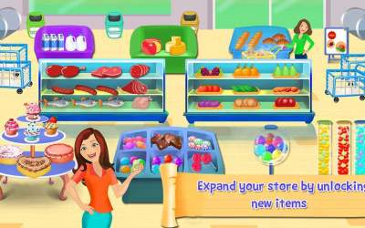 Supermarket Cash Register Sim [ВЗЛОМ: много денег] скриншот 8