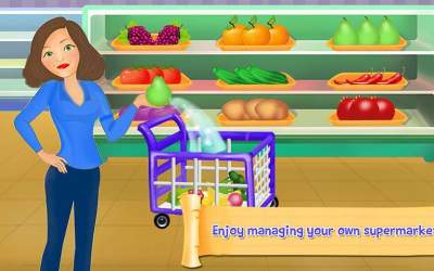 Supermarket Cash Register Sim [ВЗЛОМ: много денег] скриншот 5