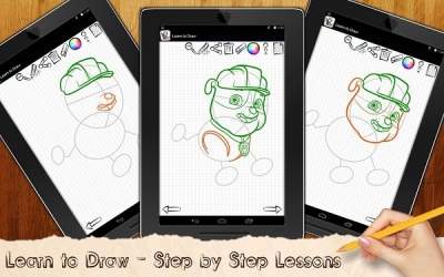 Рисуем Щенячий патруль