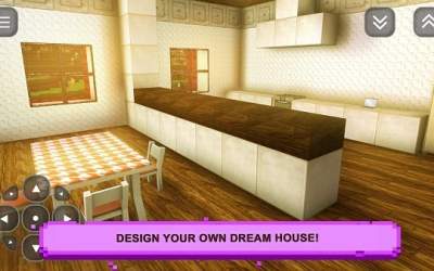 Sim Girls Craft: Дом дизайн скриншот 1