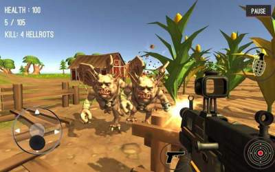 Monster Hunting City Shooting [ВЗЛОМ на оружие] скриншот 7