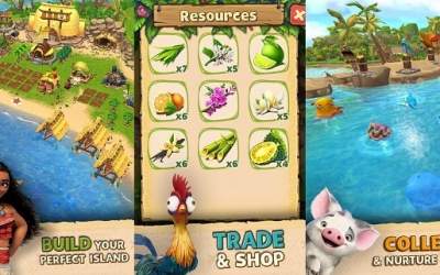 Moana Island Life [ВЗЛОМ: бесконечный жемчуг] скриншот 2