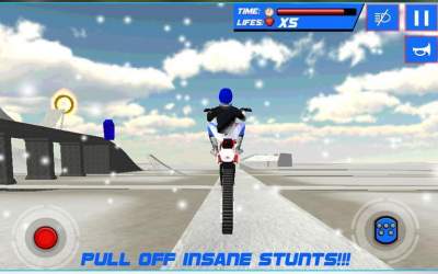 Extreme Snow Mobile Stunt Bike  [ВЗЛОМ Много денег] скриншот 4