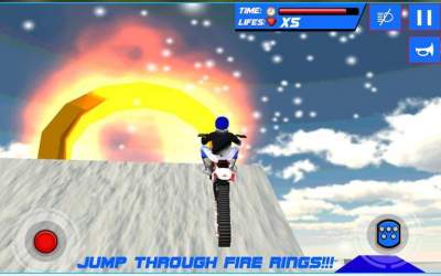 Extreme Snow Mobile Stunt Bike  [ВЗЛОМ Много денег] скриншот 2