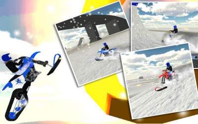Скачать Extreme Snow Mobile Stunt Bike  [ВЗЛОМ Много денег]