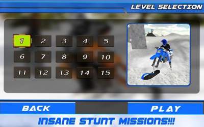 Extreme Snow Mobile Stunt Bike  [ВЗЛОМ Много денег] скриншот 5