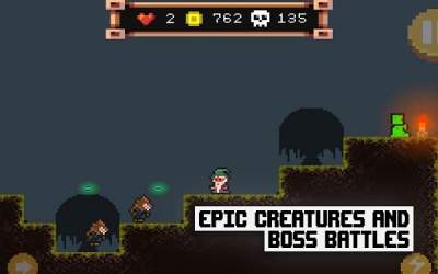 Скачать Pixel Wizard: 2D platform RPG [ВЗЛОМ много денег]