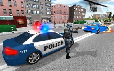 Скачать Police Driving In Car [ВЗЛОМ: много денег]