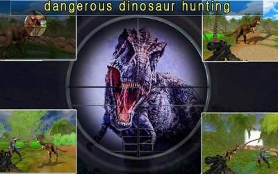 Wild Dinosaur Shoot Hunter [ВЗЛОМ: деньги.все разблокировано] скриншот 1
