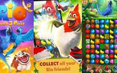 Скачать Rio: Match 3 Party [ВЗЛОМ: неограниченное золота / жизни]