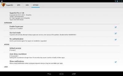 SuperSU PRO скриншот 5