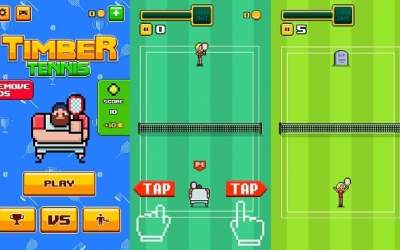 Timber Tennis [ВЗЛОМ: много денег] скриншот 4