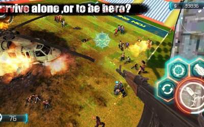 Zombie Invasion：Dead City HD [ВЗЛОМ: много денег] скриншот 5