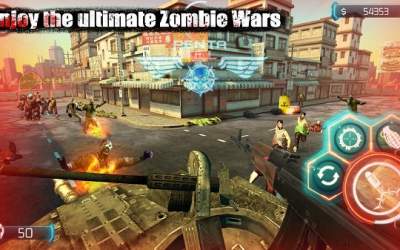 Zombie Invasion：Dead City HD [ВЗЛОМ: много денег] скриншот 1