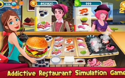 Кулинарные игры Кухня Кулинария Шеф-повар Мастер [ВЗЛОМ: монеты/жизни/камни] 1.21 скриншот 2