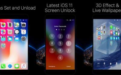Launcher for iOS: New iPhone X ios 11 Style Theme скриншот 1