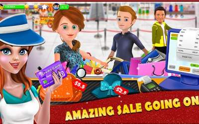 Shopping Mall Cashier Girl [ВЗЛОМ: много денег] скриншот 4