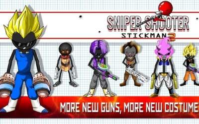 Скачать Sniper Shooter Stickman 2 Fury: Gun Shooting Games [ВЗЛОМ: много денег]