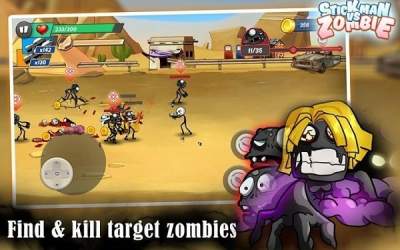 Stick vs zombie - Stickman warriors - Epic fight [ВЗЛОМ: Много денег] скриншот 5