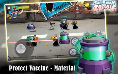 Stick vs zombie - Stickman warriors - Epic fight [ВЗЛОМ: Много денег] скриншот 2