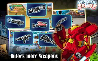 Stick vs zombie - Stickman warriors - Epic fight [ВЗЛОМ: Много денег] скриншот 4