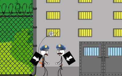 Стикмен побег из тюрьмы 6 скриншот 6