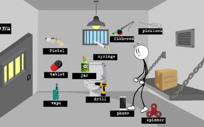 Стикмен побег из тюрьмы 6 скриншот 4