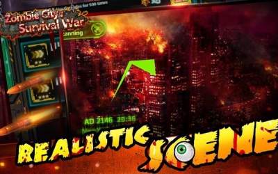 Zombie City:Survival War [ВЗЛОМ: Много денег] скриншот 2