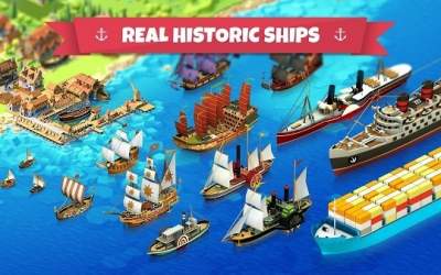 Морской порт - Исследуй, Собирай и Торгуй скриншот 1