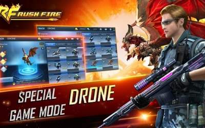 Rush Fire - World Class FPS Mobile Game [ВЗЛОМ: режим бога] скриншот 1