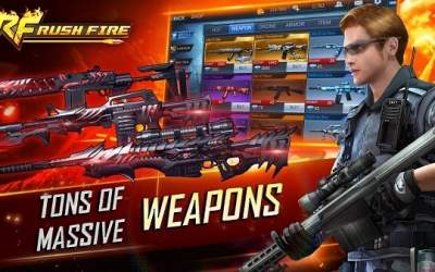 Скачать Rush Fire - World Class FPS Mobile Game [ВЗЛОМ: режим бога]