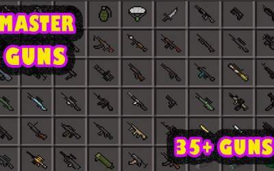 Мастер Оружие Мод для Майнкрафта скриншот 1