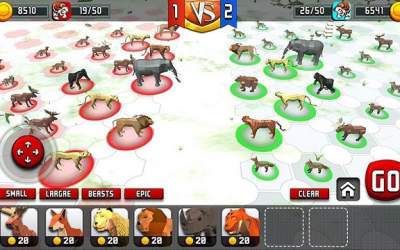 Animal Kingdom Battle Simulator 3D [ВЗЛОМ: драгоценные камни] скриншот 1
