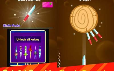 Knife Battle - Hit the target [ВЗЛОМ: бесплатные покупки] скриншот 2