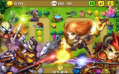 Legendary Wars Defense [ВЗЛОМ: золото/нет рекламы] скриншот 4