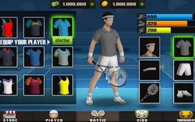 Pocket Tennis League 1.7.3913 [ВЗЛОМ: много денег] скриншот 2
