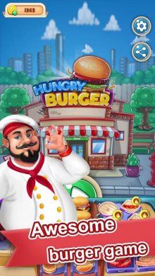 Hungry Burger - Cooking Games [ВЗЛОМ: Все уровни разблокированы] 1.0.11 скриншот 1