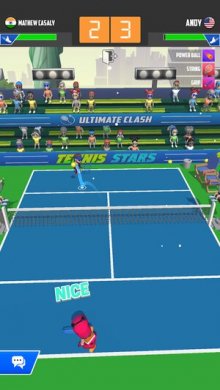 Tennis Stars: Ultimate Clash [ВЗЛОМ: заморозка противника] 0.98 скриншот 6